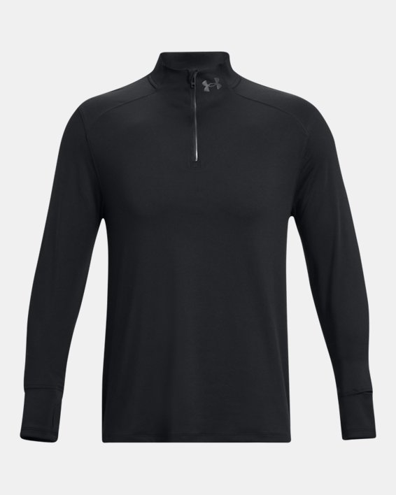 UA Qualifier Run Shirt mit ½ Zip für Herren, Black, pdpMainDesktop image number 7